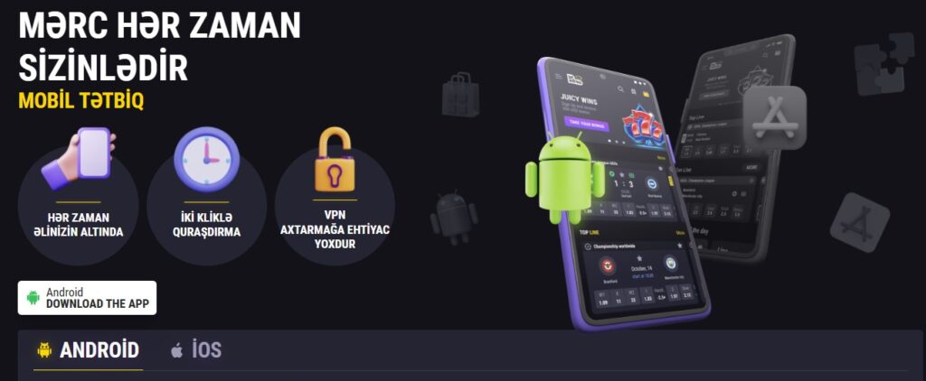 Betandras mobil istifadə və betandreas app download imkanları